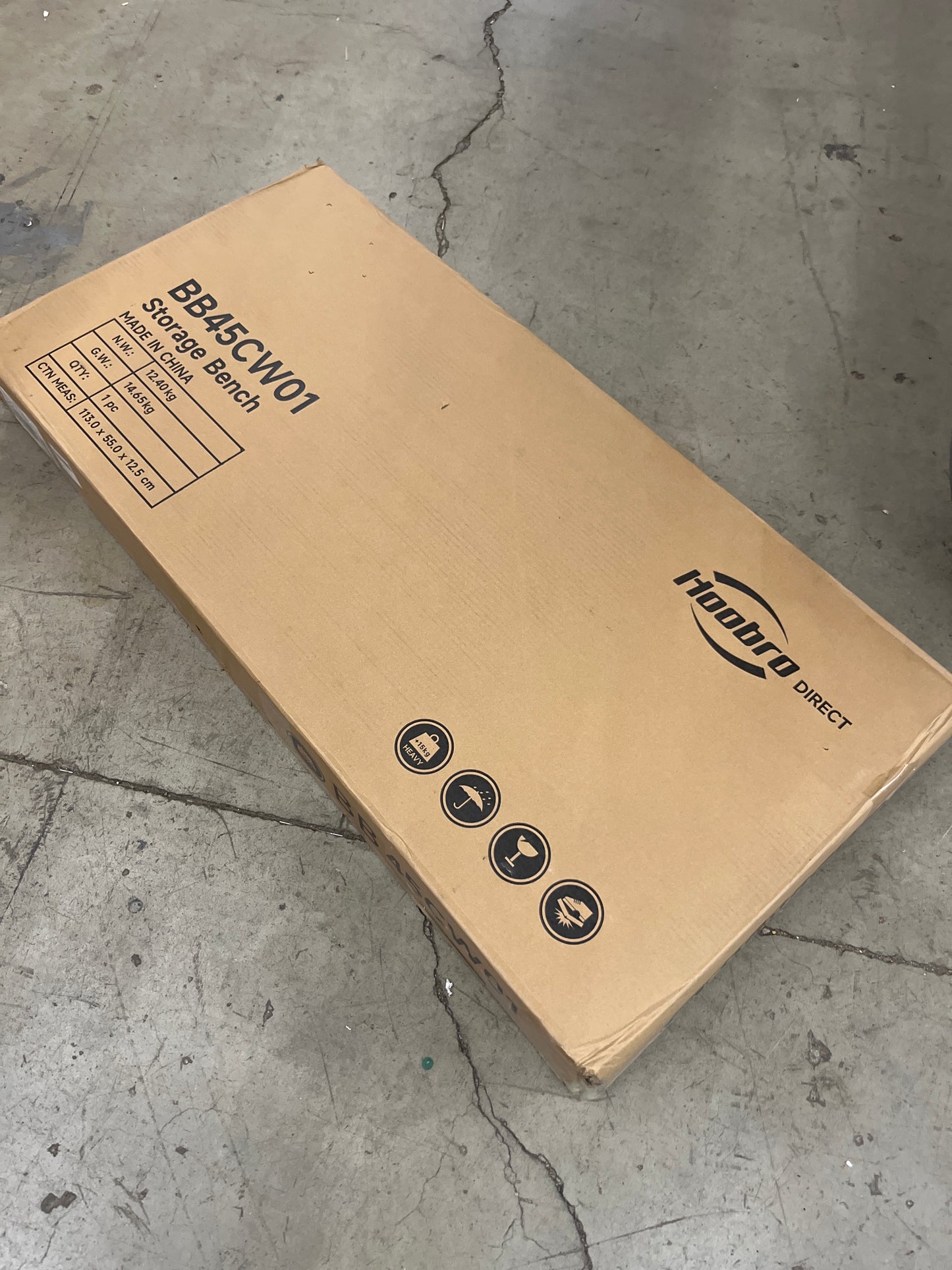 NEW - HOOBRO Storage Chest, 39.4" Storage Bench, Modern Shoe Bench, Toy Chest with U-Shaped Cut-Out Pull, Toy Box Organizer with Storage, Safety Hinge, for Living Room, Bedroom, Entryway, Black BB45CW01 - Retail $90