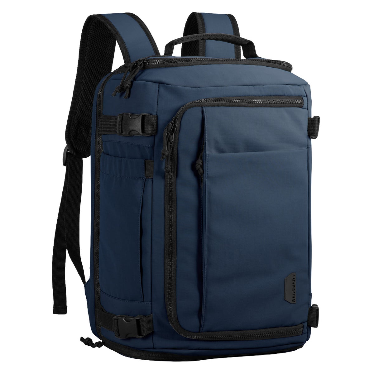 Bagsmart 38L Blast Backpack with 4-piece Compression Packing Cubes - Navy