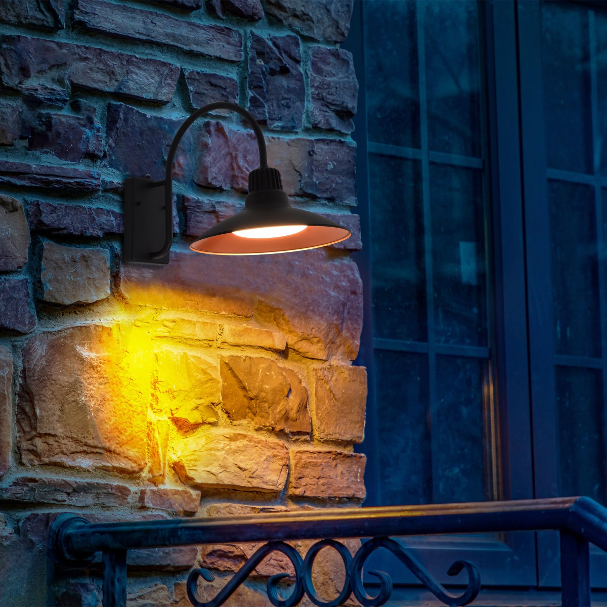 Lutec 12" Wall Light