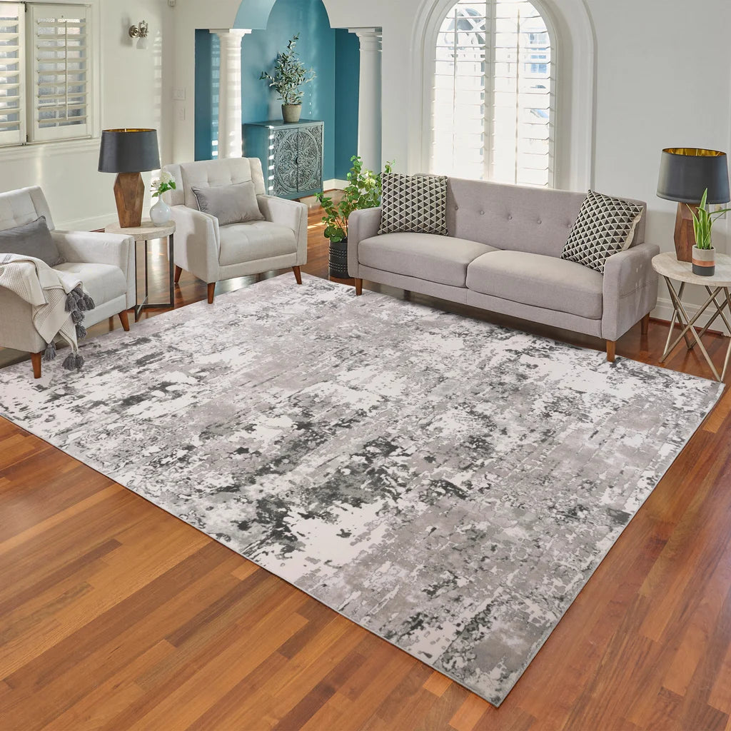 Gertmenian Centenno Area Rug, Beacon Grey, Rug Size: 7 ft. 10 in. by 10 ft.