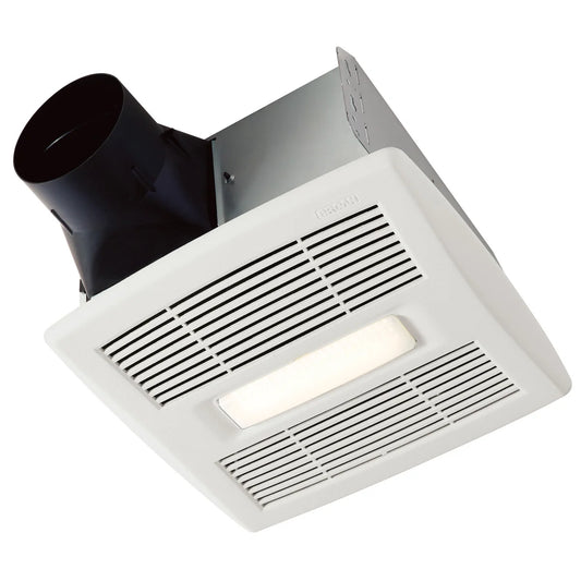 NEW - Broan Ultra Quiet Humidity Sensing Bath Ventilation Fan with LED Light