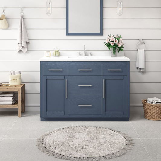 OVE Decors Kaya Bath Vanity in Blue 48 in