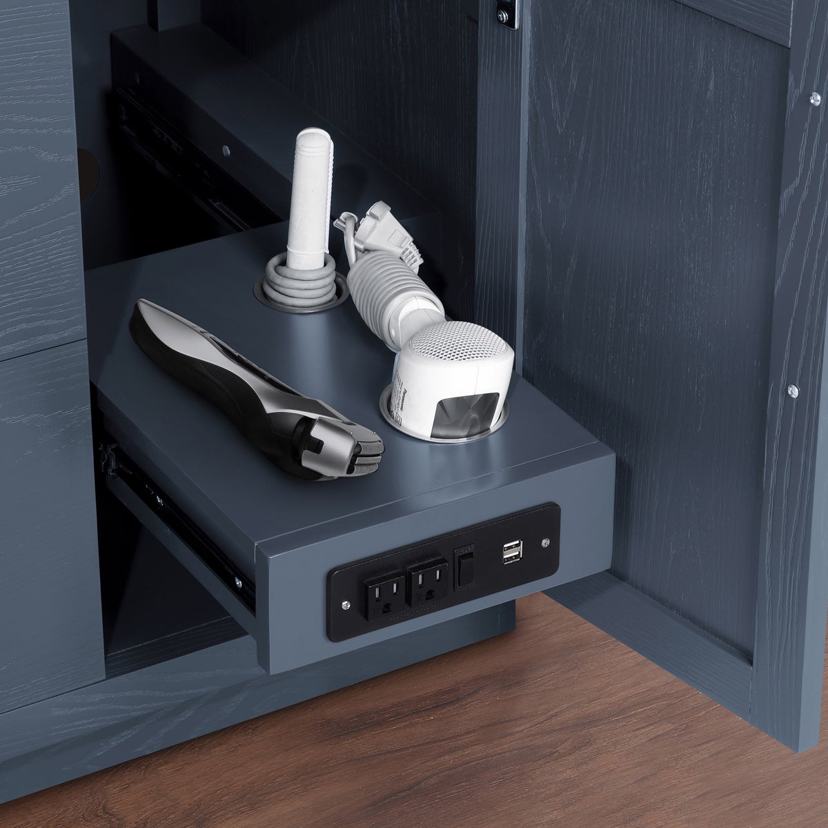 OVE Decors Kaya Bath Vanity in Blue 48 in