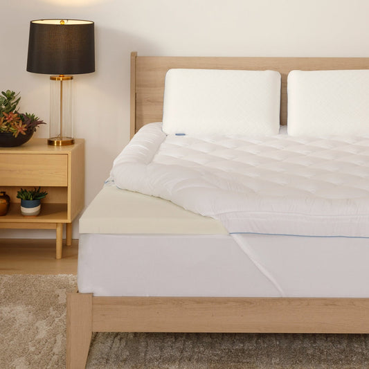 Serenity by Tempur-Pedic 2+1 Pillowtop King Mattress Topper  - Retail $160