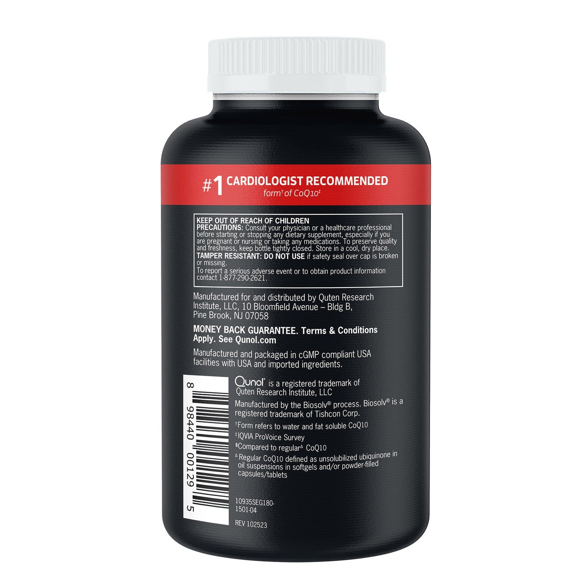 NEW - Qunol Ultra CoQ10 100 mg., 180 Softgels
