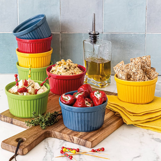overandback "Cook & Serve" 8-piece Ramekin Set