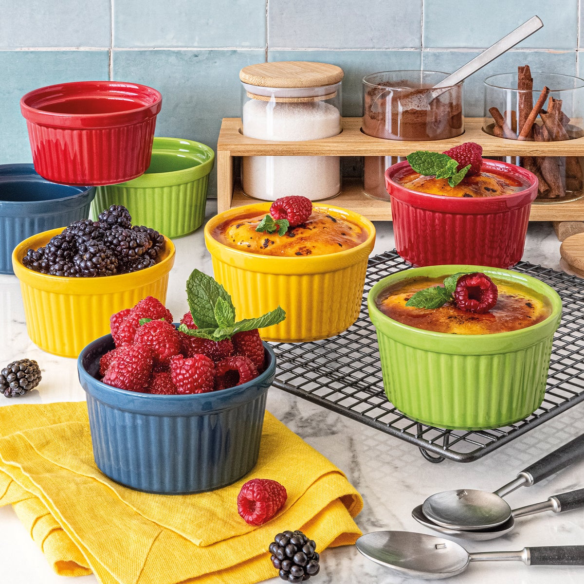 overandback "Cook & Serve" 8-piece Ramekin Set