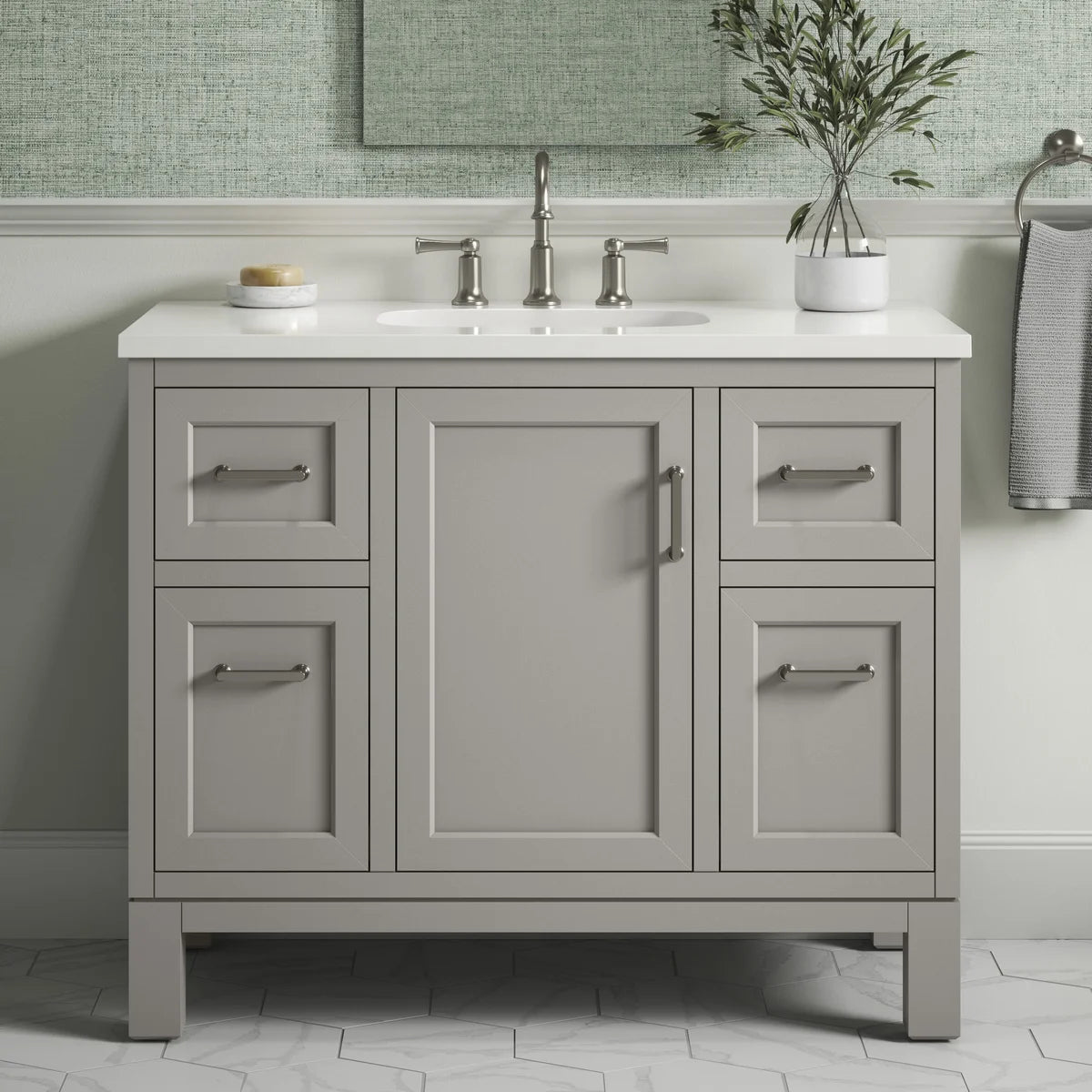 Kohler Tellin Bath Vanity in Gray - Retail $1400