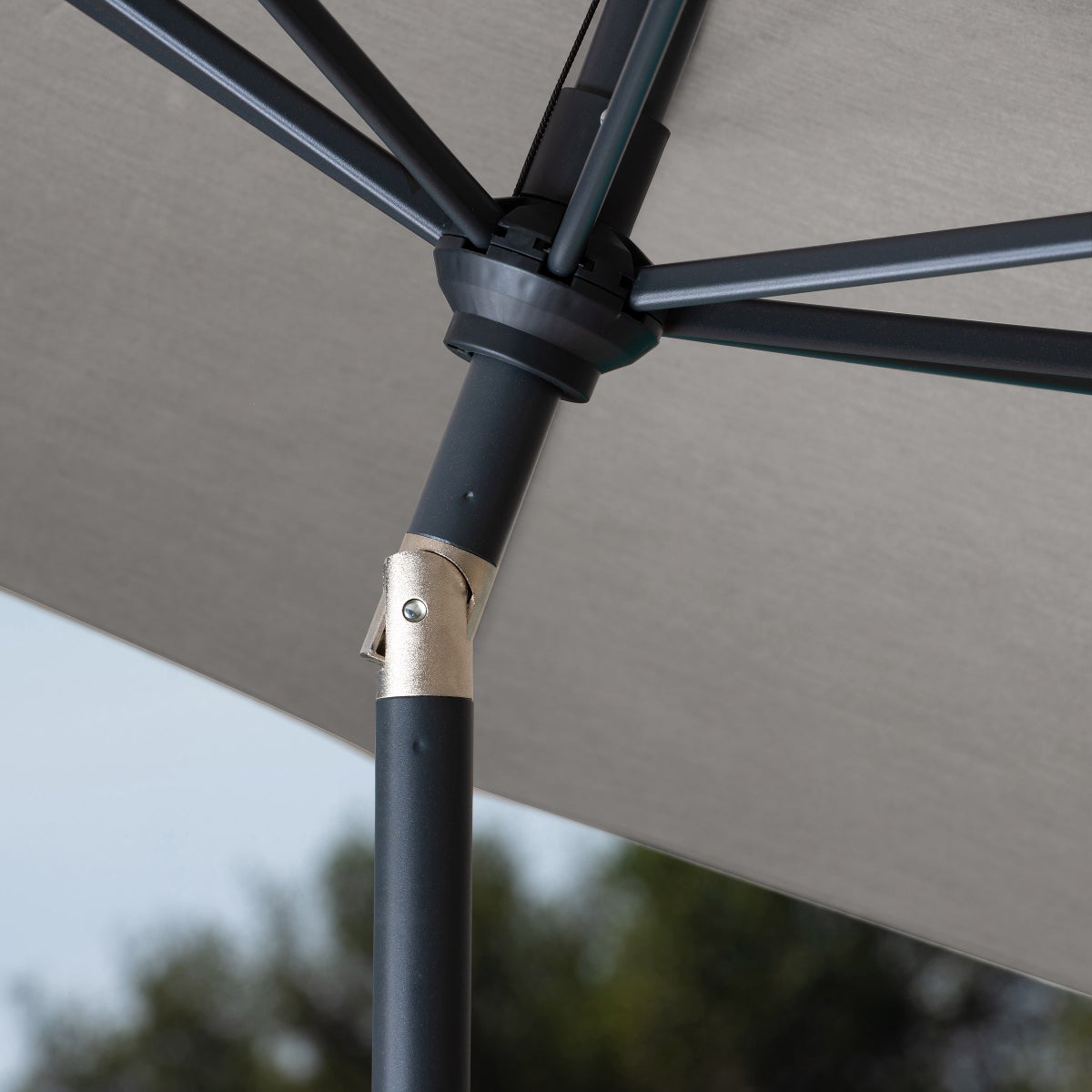 NEW - ProShade 10ft Round Auto Tilt Aluminum Market Umbrella