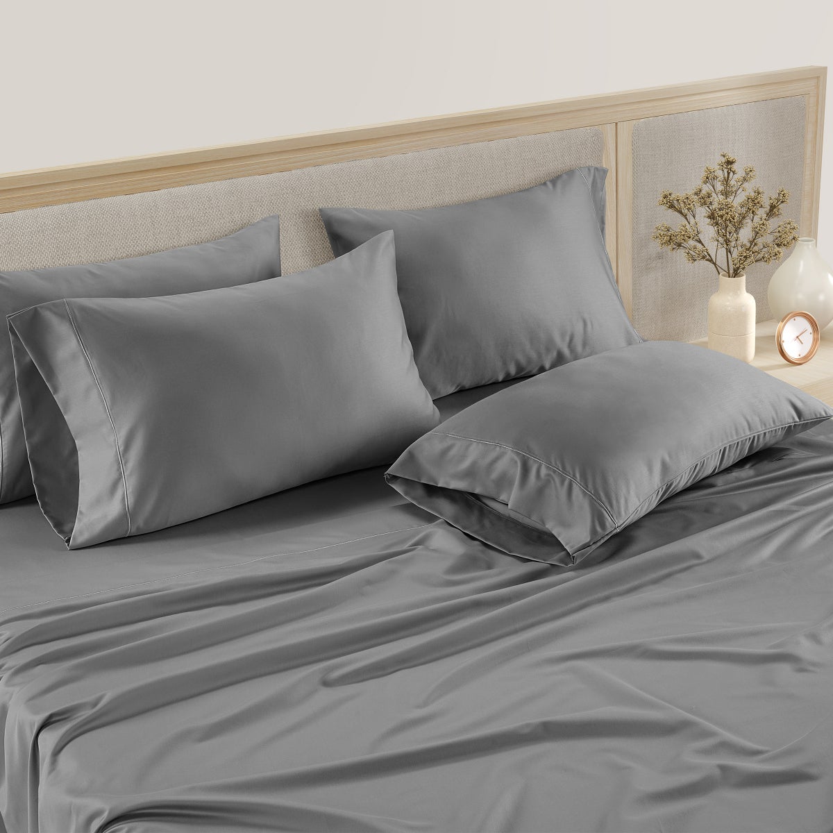 NEW - Hotel Signature 800 Thread Count Cotton 6-piece Sheet Set