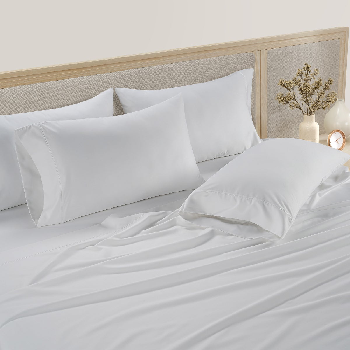 NEW - Hotel Signature SPLIT KING 800 Thread Count Cotton 6-piece Sheet Set
