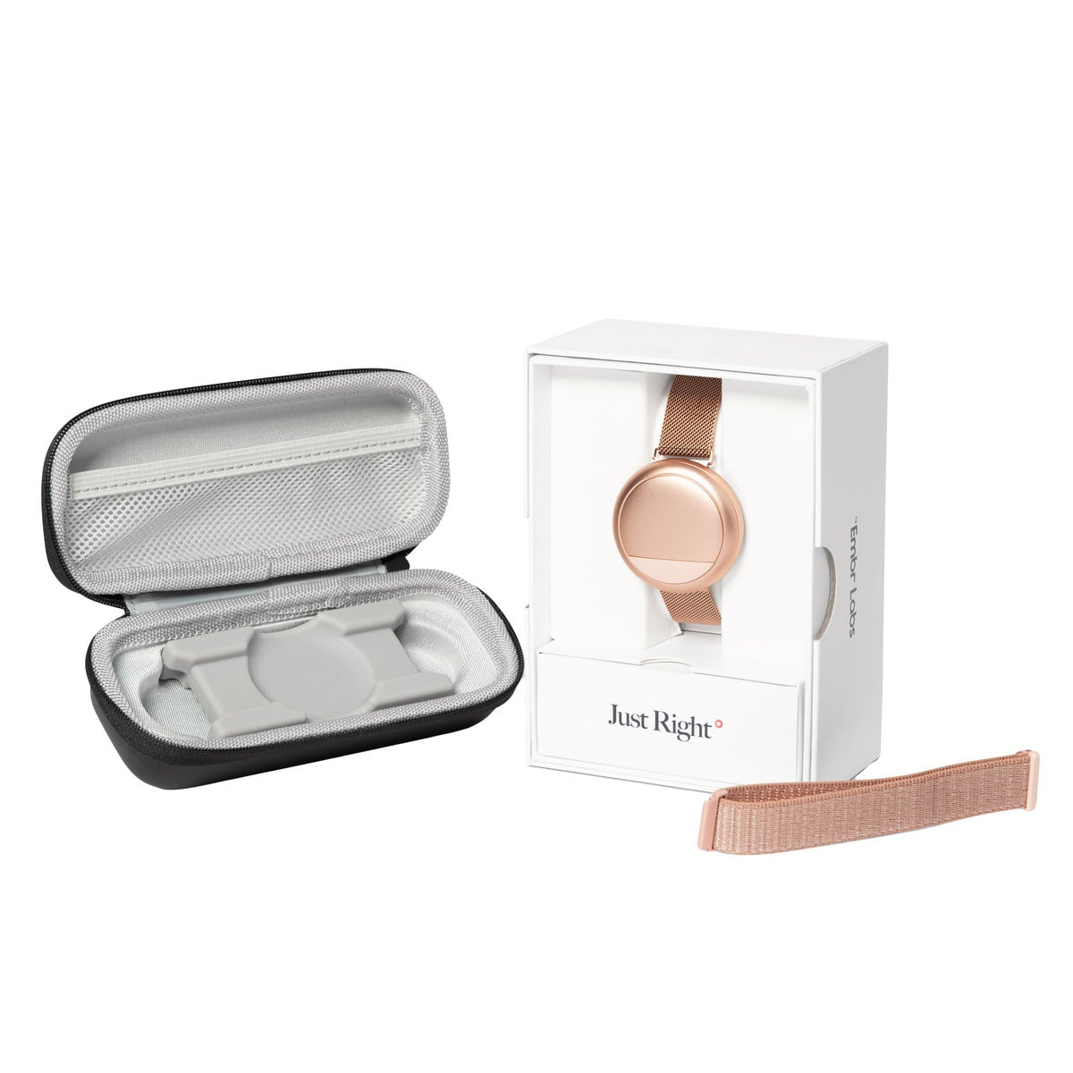 Embr Wave Cooling & Warming Wristband Bundle with Travel Case and Comfort Band - Retail $300