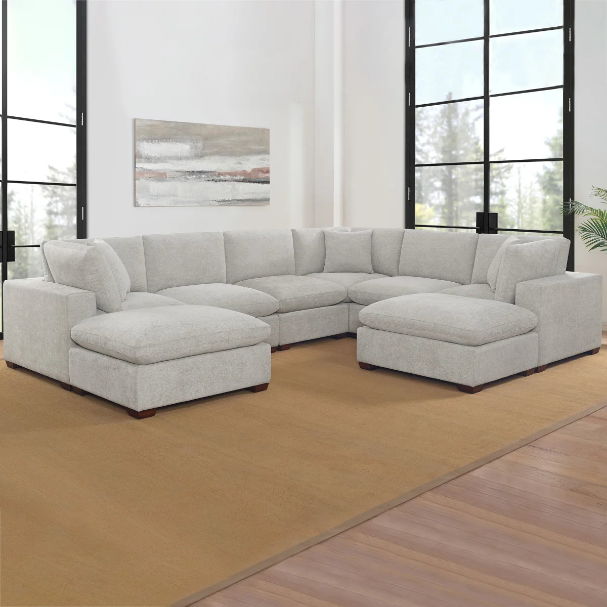 Thomasville Lowell 8-piece Modular Sectional - Retail $2399