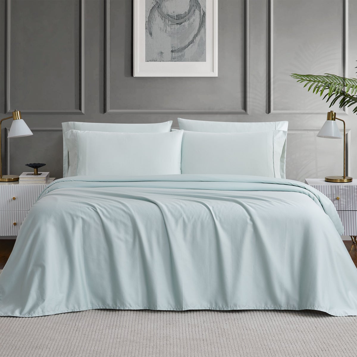 NEW - Hotel Signature Egyptian Cotton 400 Thread Count 6-piece Sheet Set, Queen