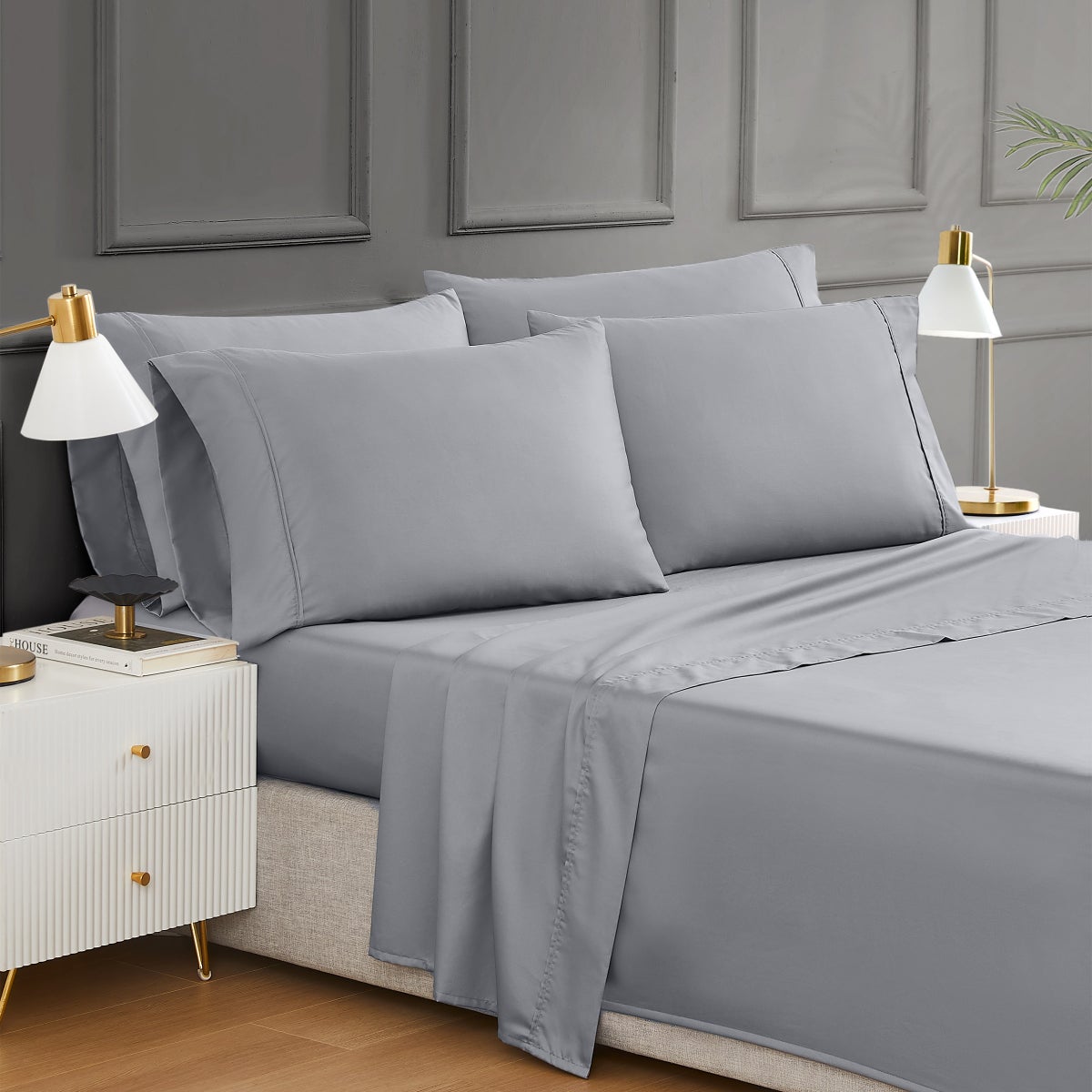 Hotel Signature Egyptian Cotton 400 Thread Count 6-piece Sheet Set KING