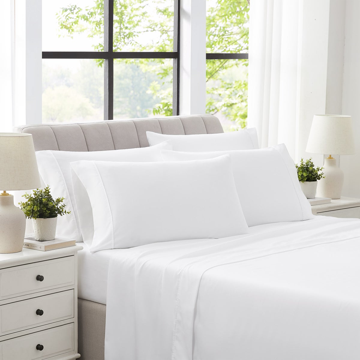 Hotel Signature Egyptian Cotton 400 Thread Count 6-piece Sheet Set, White, King