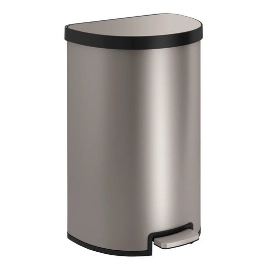 NEW - Kohler 45L Semi-Round Step Trash Can - Retail $74