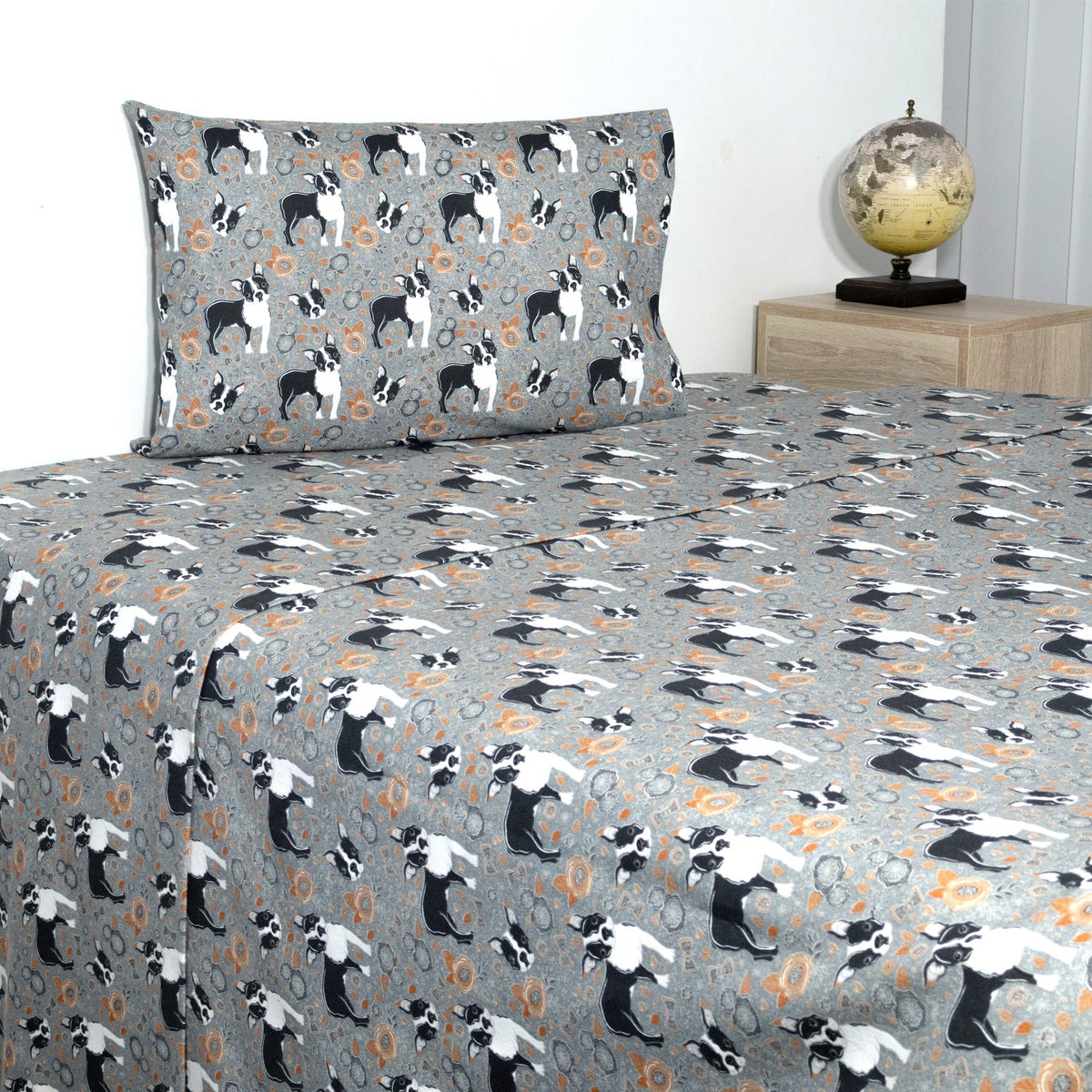 Portuguese Flannel 3-piece Sheet Set, Twin