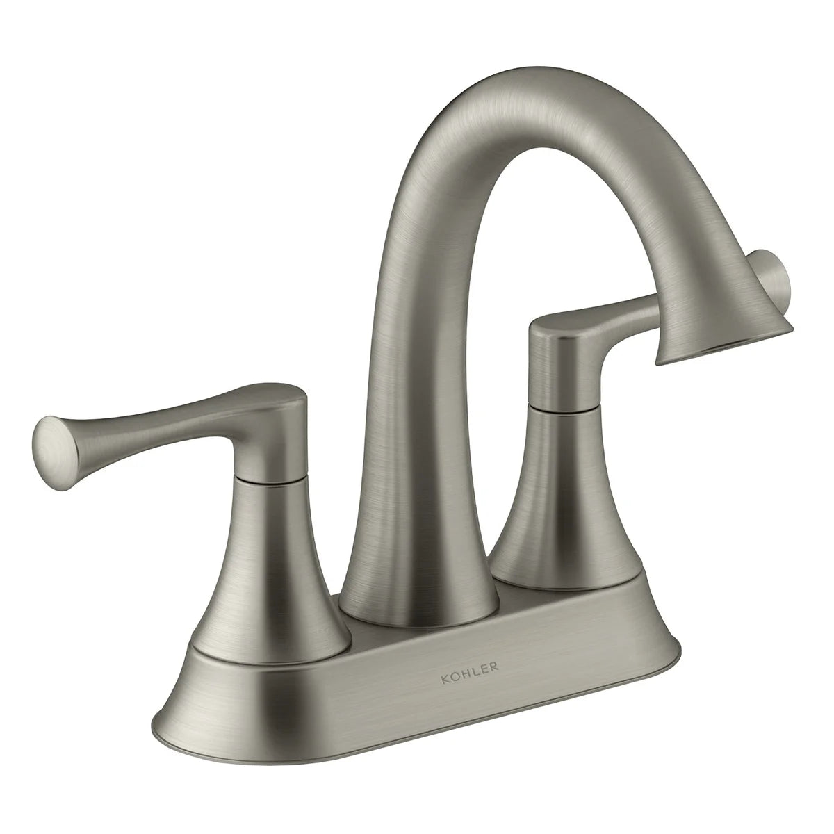 NEW - Kohler Lilyfield, Brushed Nickel- Centerset Bathroom Faucet - Retail $99