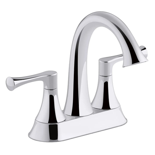 Kohler Lilyfield, Chrome - Centerset Bathroom Faucet- Retail $89