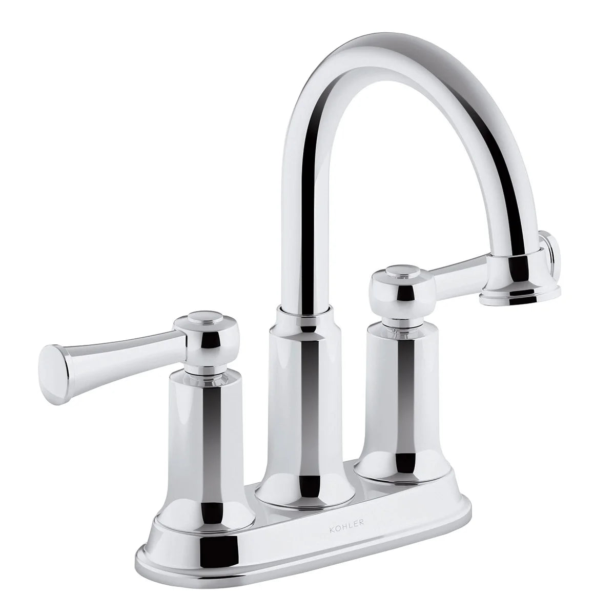NEW - Kohler Aderlee Chrome Centerset Bathroom Faucet