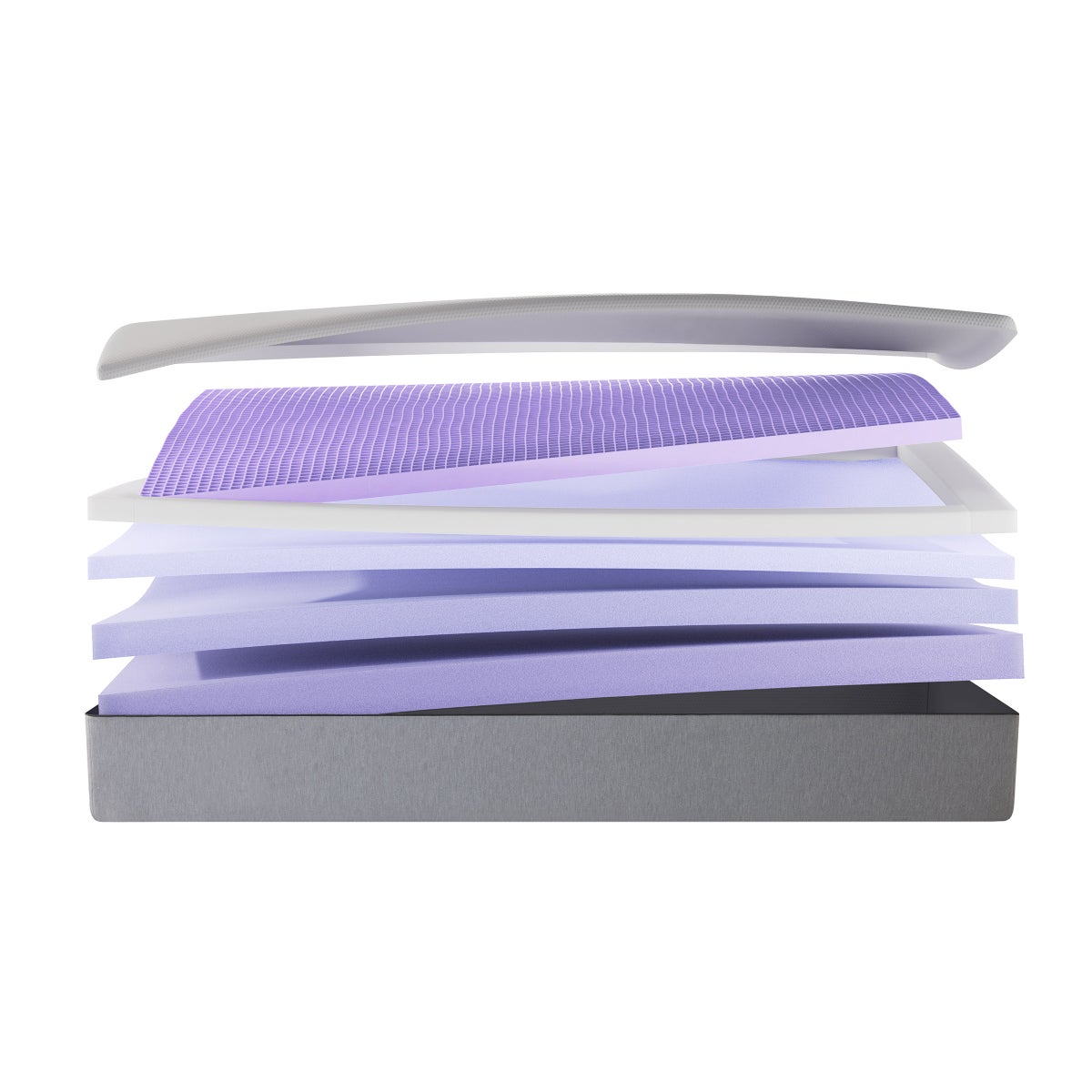 NEW- QUEEN PurpleRenew 11" Gel Grid Mattress