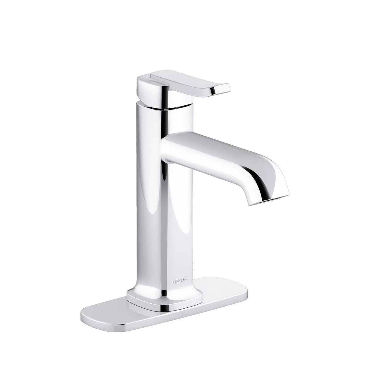 NEW - Kohler Cordate, Chrome - Single-handle Bathroom Faucet