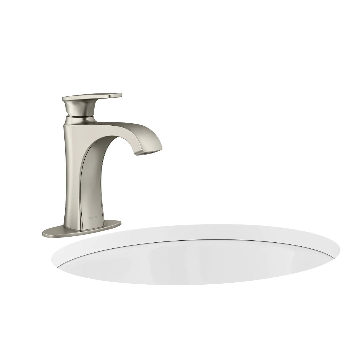 NEW - Kohler Tome Brushed Nickel Single-Handle Bathroom Faucet