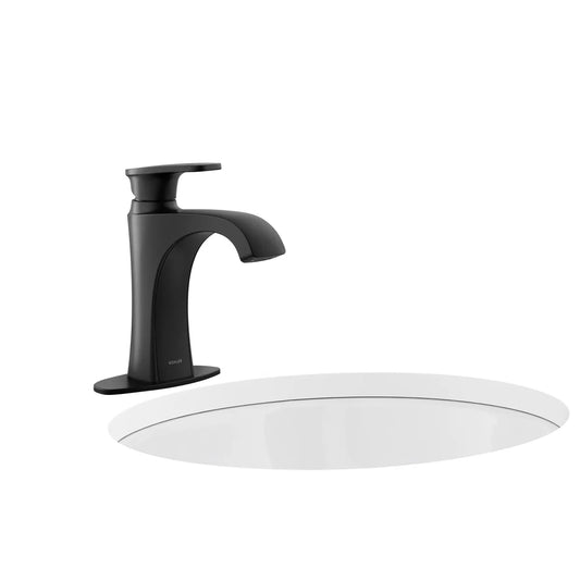 Kohler Tome Matte Black Single-Handle Bathroom Faucet - Retail $119