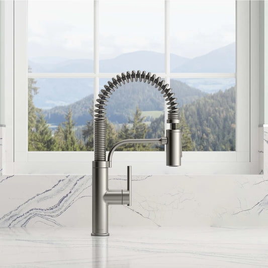 Kohler Provo Stainless Steel Semi-Pro Kitchen Faucet