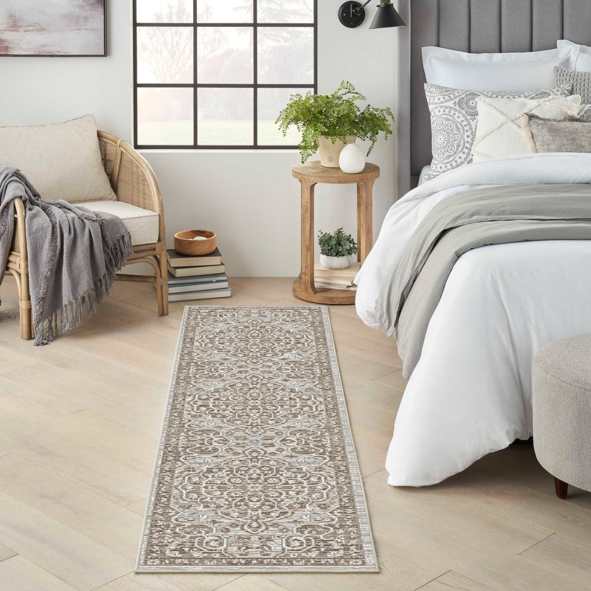 Reclaimed Rug Collection, Crescent, Ivory Beige, 8' x 10'