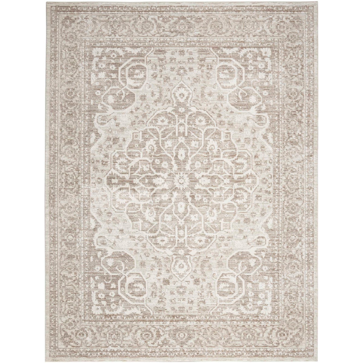 Reclaimed Rug Collection, Crescent, Ivory Beige, 8' x 10'