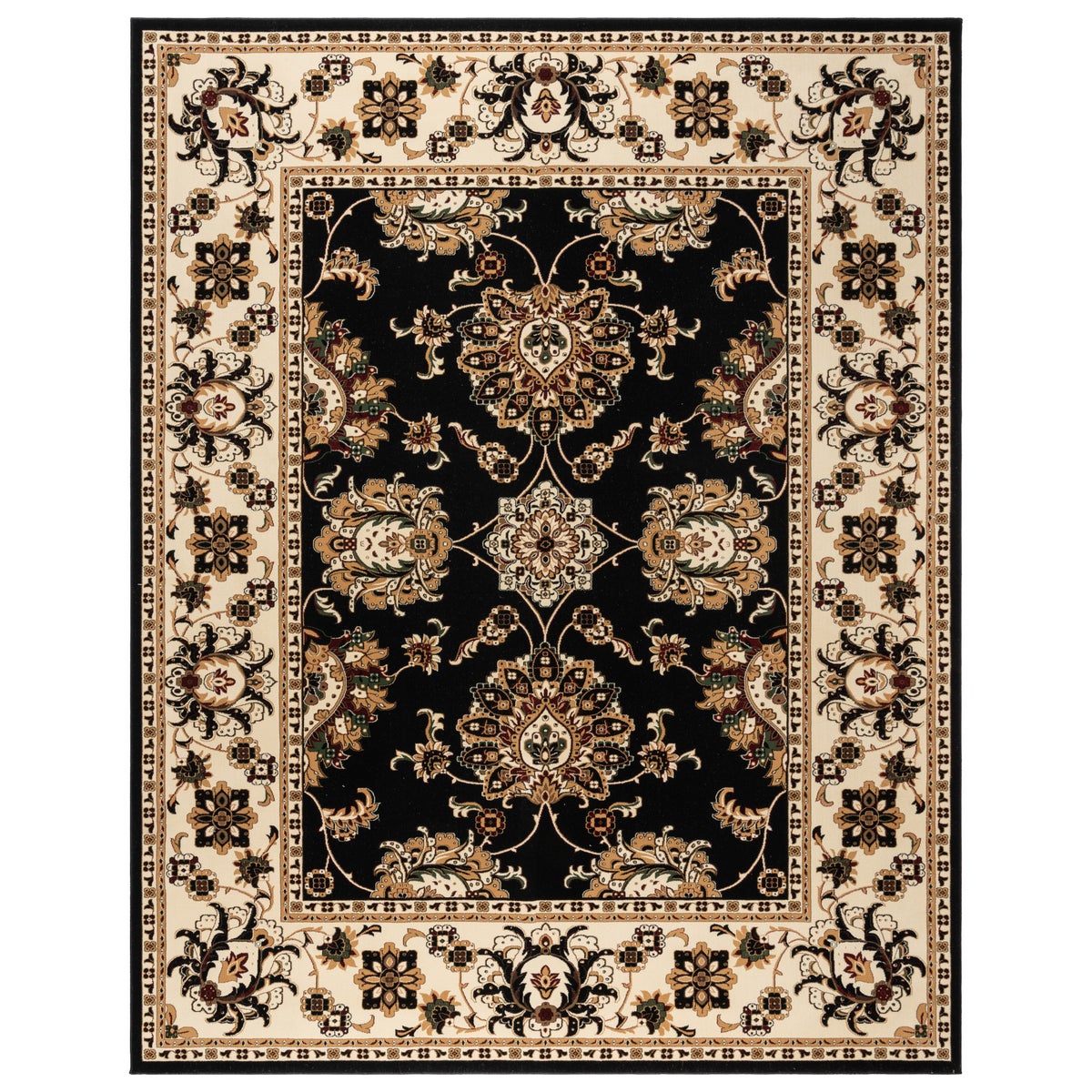 Thomasville Timeless Classic Rug Collection, Minerva Black, Rug Size: 7 ft. 10 in. x 10 ft