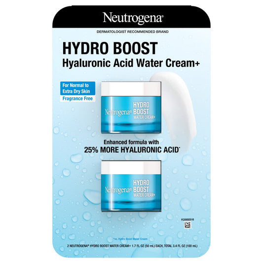 Neutrogena Hydro Boost Water Cream, 1.7 fl oz, 2-pack