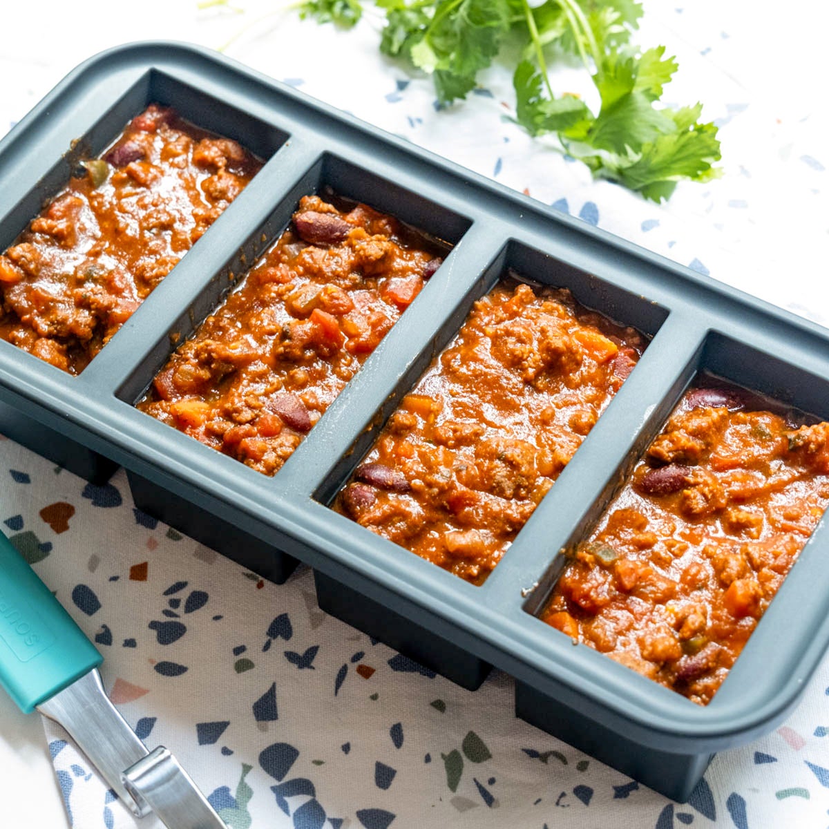 Souper Cubes Silicone Freezer Storage Tray, 5-pack