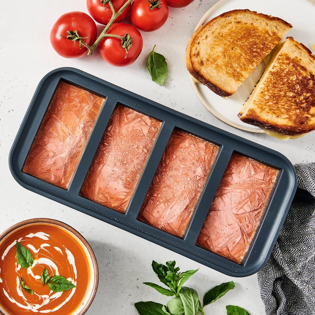 Souper Cubes Silicone Freezer Storage Tray, 5-pack
