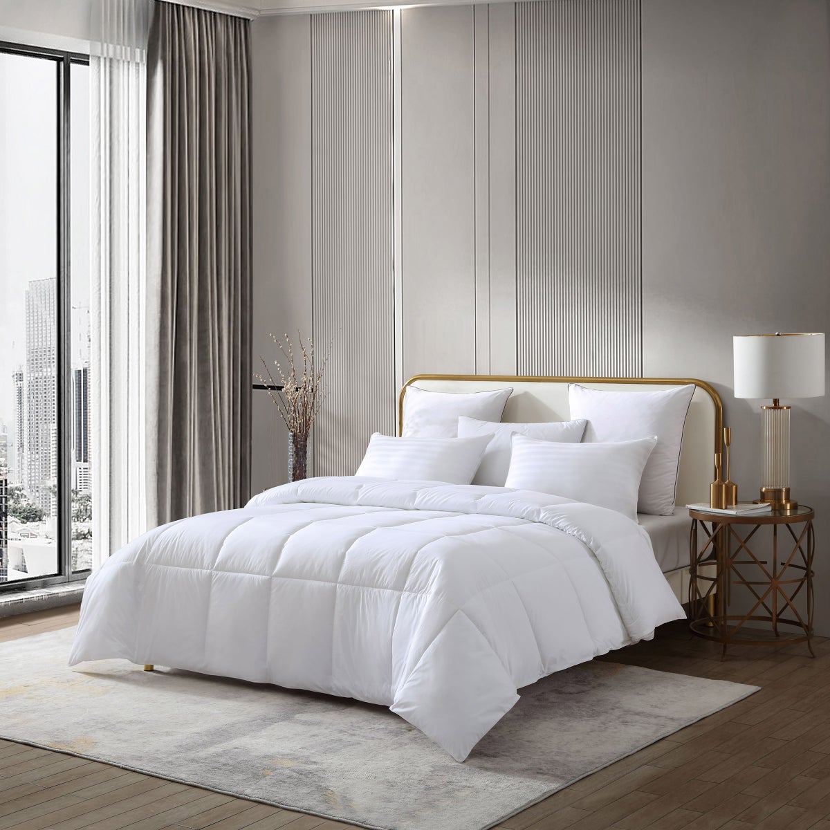 NEW - Farm to Home Down Alternative Comforter, Twin