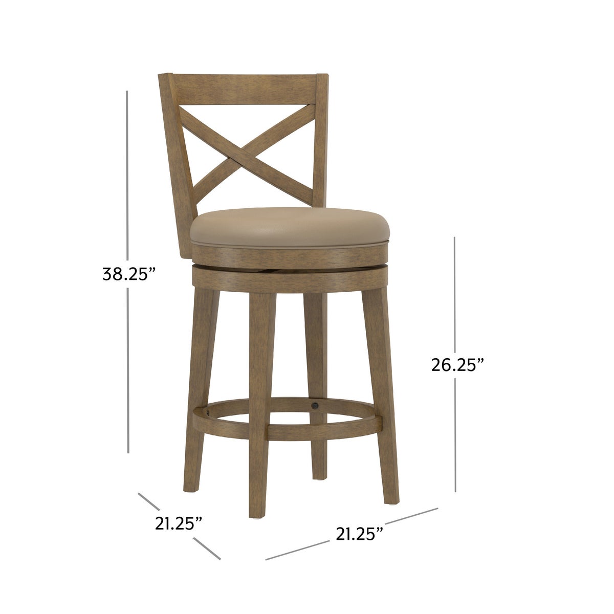 Grace Counter Height Swivel Stool