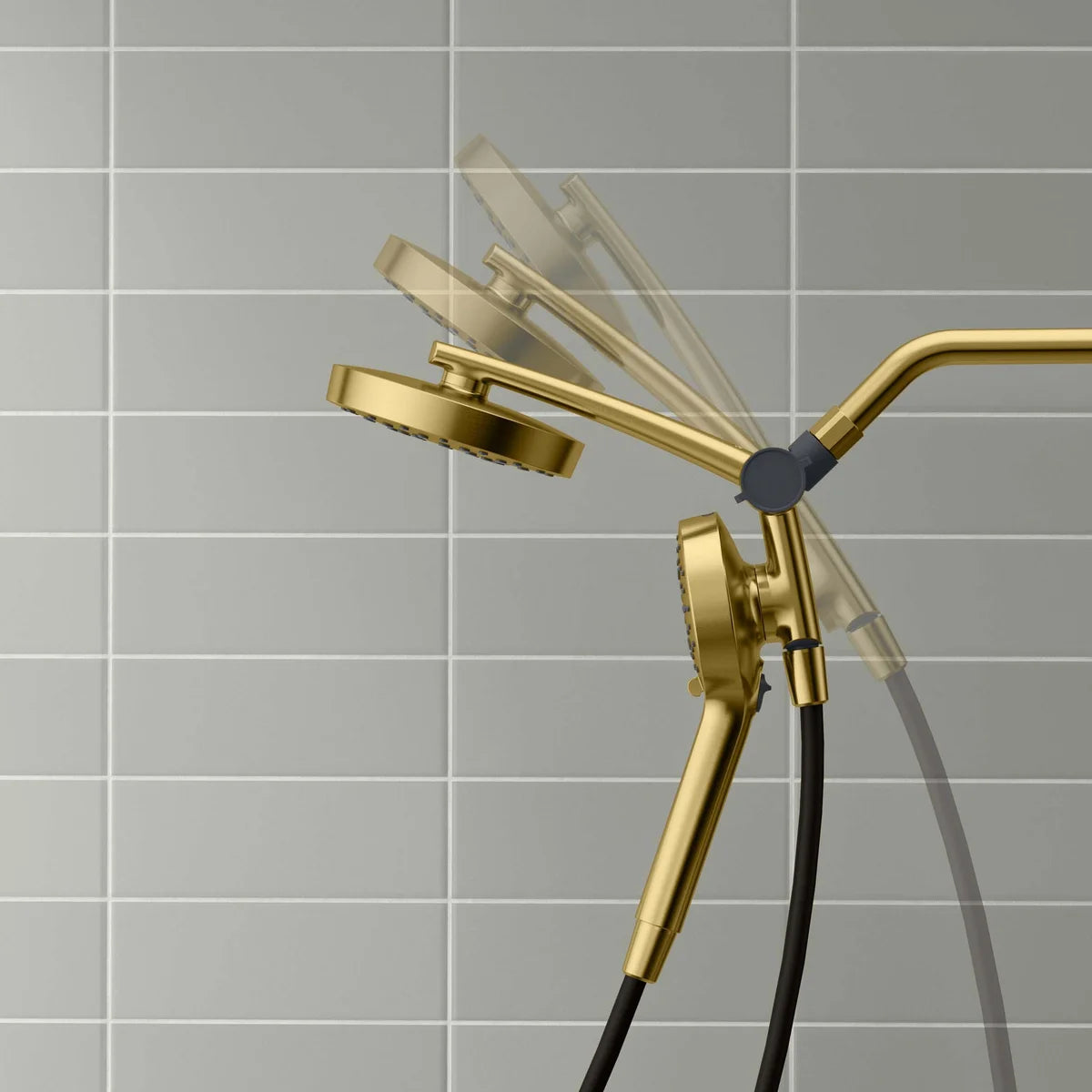 Kohler Prone, Gold - 3-in-1 Multifunction Shower Head with PowerSweep - Retail $99