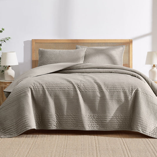 Brooklyn Loom 3-piece Velvet Coverlet Set