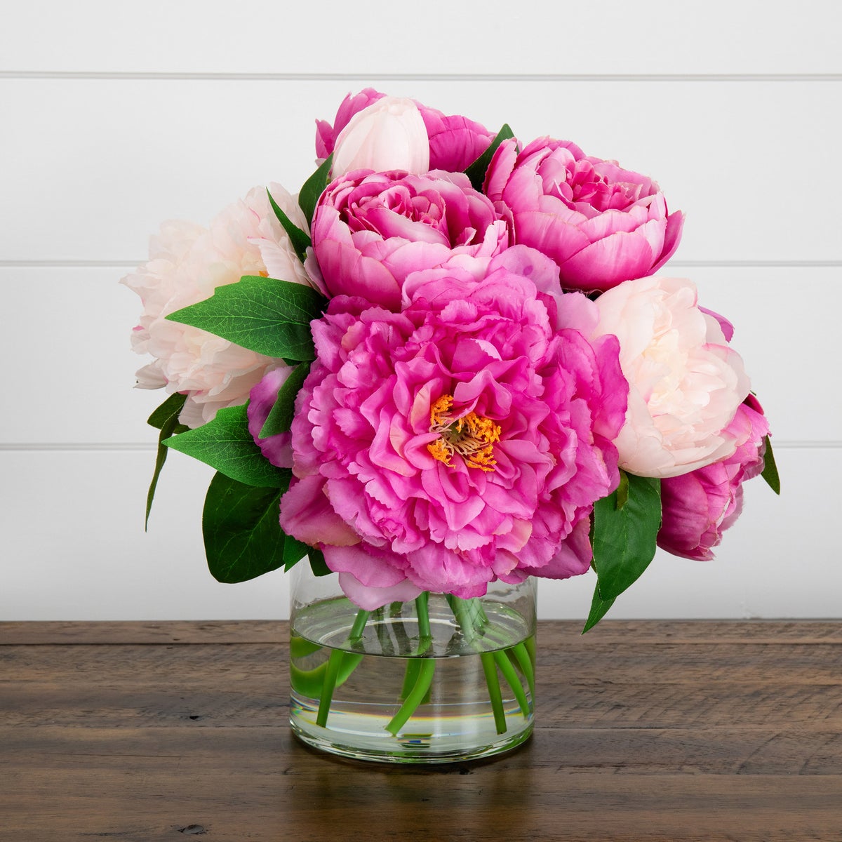 Faux 12” Peony Arrangement - Retail $40