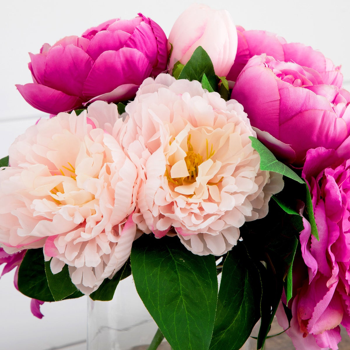 Faux 12” Peony Arrangement - Retail $40