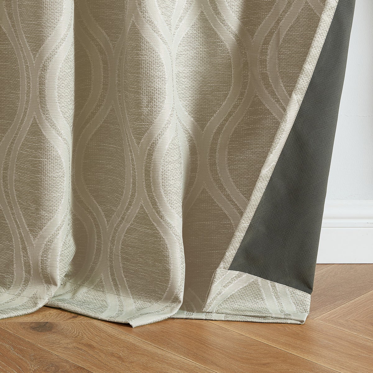 Silk Home Mitchell Blackout Curtains, Khaki