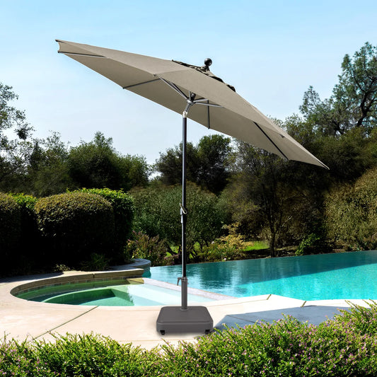 NEW - ProShade Tan 10ft Round Auto Tilt Aluminum Market Umbrella- Retail $149