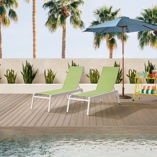 Madison Resort Chaise Lounge, 2-pack - Retail $200
