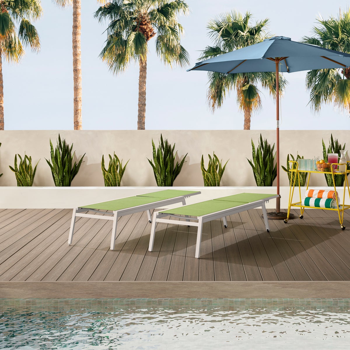 Madison Resort Chaise Lounge, 2-pack - Retail $200