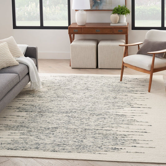 Nourison Colorado Wool Rug Collection, Telluride, Ivory, 8 ft. x 10 ft.