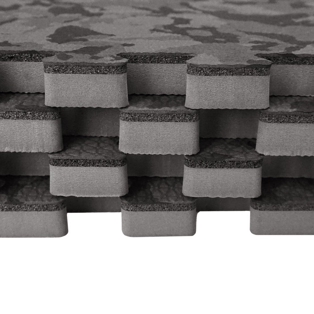 Norsk Dual Density Reversible Gym Flooring, 48 sq ft., 24 in. x 24 in. Foam Mats