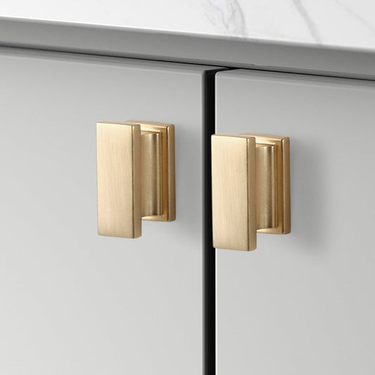 Hexa Series Modern 1.5 in. Rectangular Cabinet Knob from Sapphire Collection - Retail $1.79