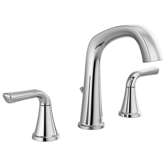 NEW - Delta Larkin Chrome Two Handle Widespread Bathroom Faucet